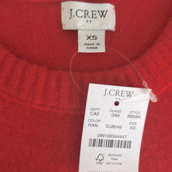 NWT J Crew Super Soft Crew Neck Wool Blend Sweater - Picture 4 of 6